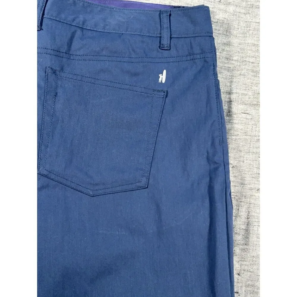 Johnnie O Marin Prep-Formance Pants Mens 40x32 High Tide 5-Pocket Stretch